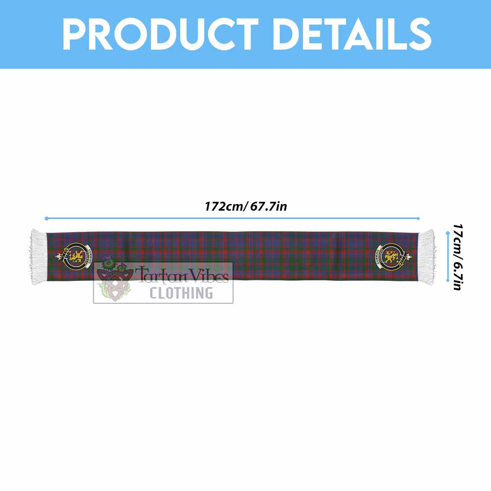 Cumming Tartan Ruffneck Scarf with Family Crest - Tartan Vibes Clothing