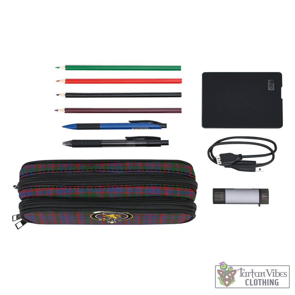 Tartan Vibes Clothing Cumming Tartan Pen and Pencil Case with Family Crest