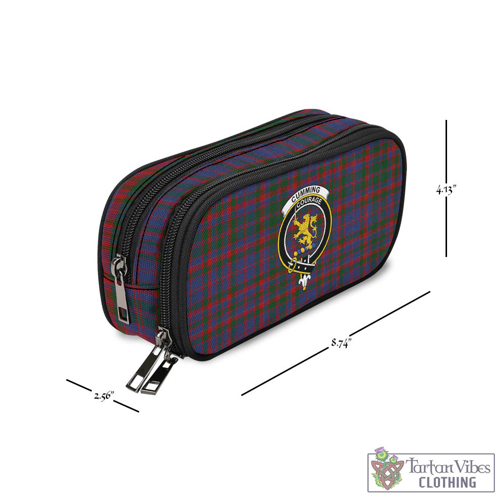 Tartan Vibes Clothing Cumming Tartan Pen and Pencil Case with Family Crest