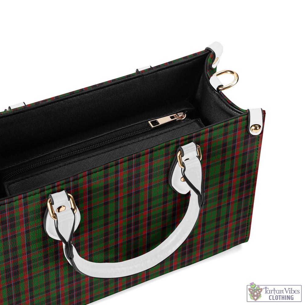 Tartan Vibes Clothing Cumming Hunting Tartan Luxury Leather Handbags