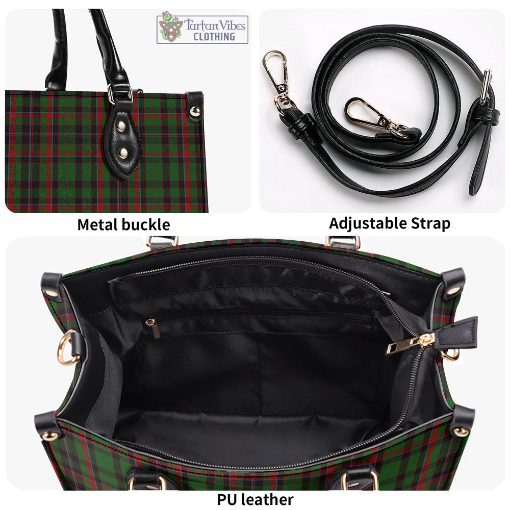 Tartan Vibes Clothing Cumming Hunting Tartan Luxury Leather Handbags