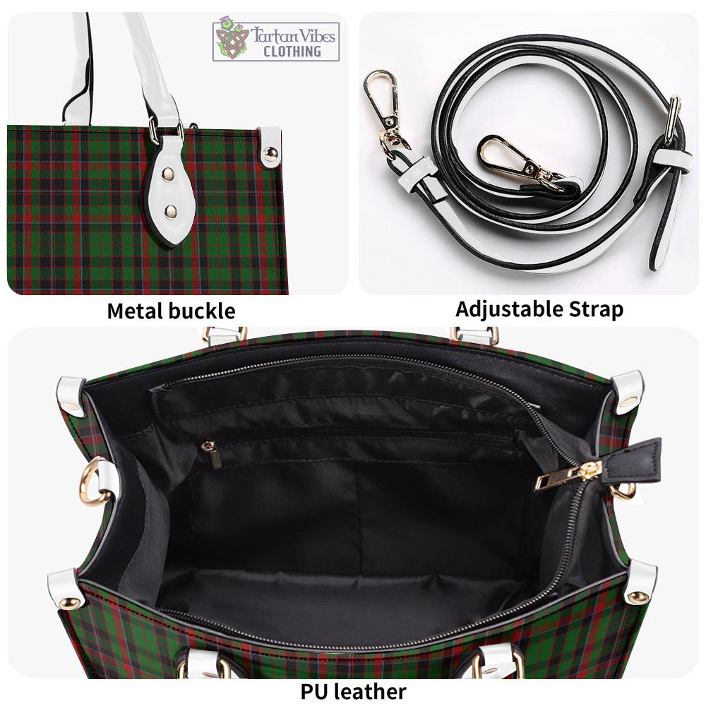 Tartan Vibes Clothing Cumming Hunting Tartan Luxury Leather Handbags