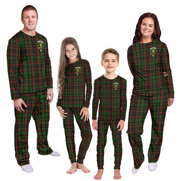 Cumming Hunting Tartan Pajamas Family Set with Family Crest