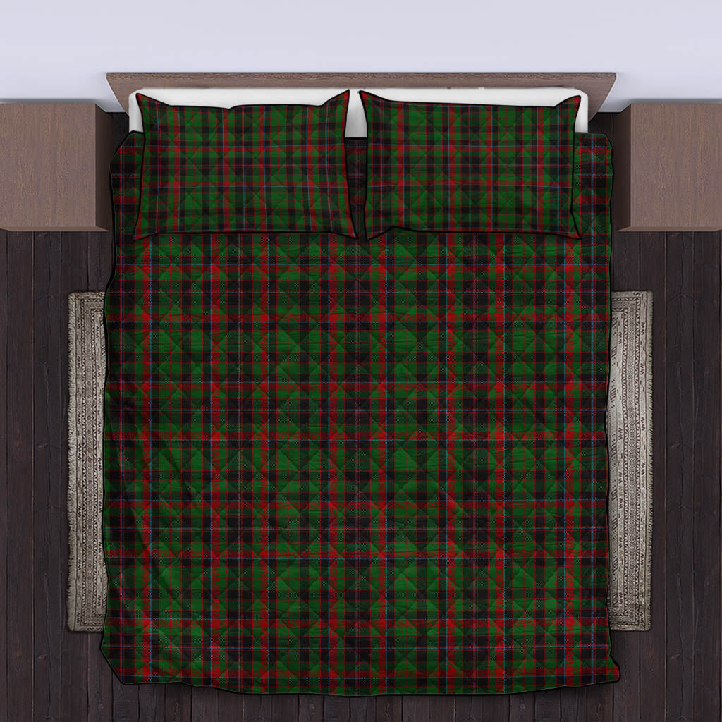 Cumming Hunting Tartan Quilt Bed Set King - Tartan Vibes Clothing