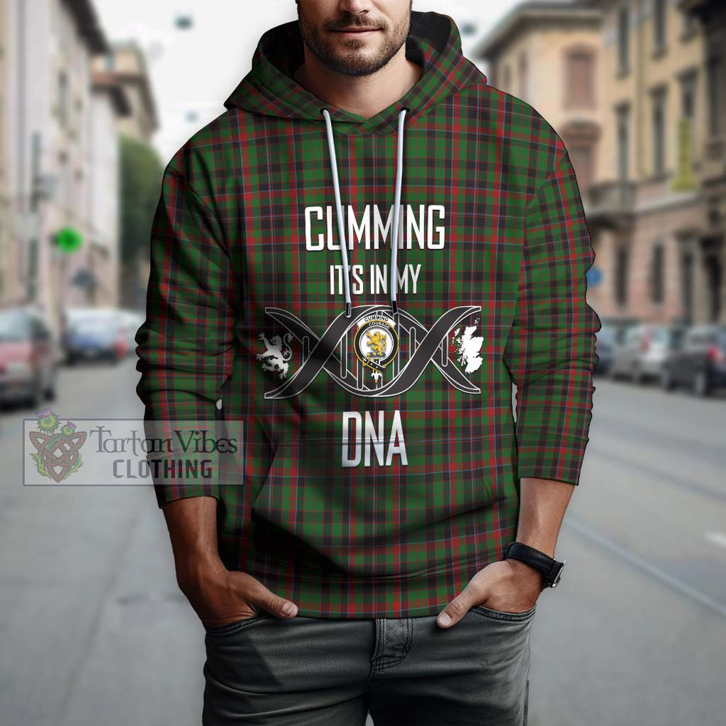 Cumming Hunting Tartan Hoodie with Family Crest DNA In Me Style Pullover Hoodie - Tartanvibesclothing Shop