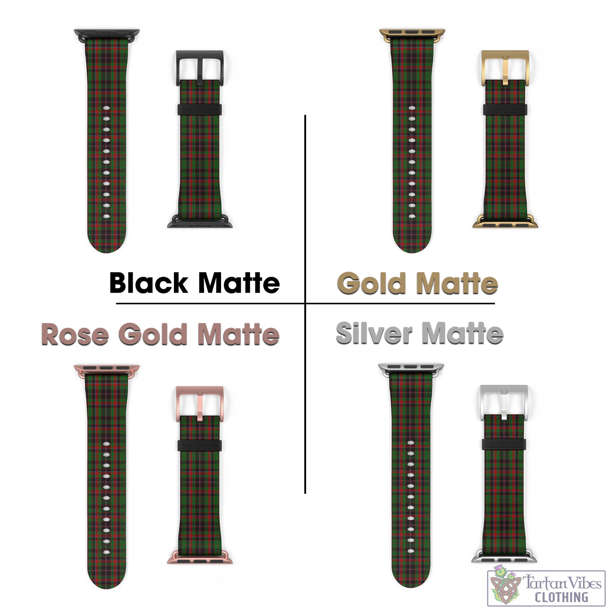 Tartan Vibes Clothing Cumming Hunting Tartan Watch Band