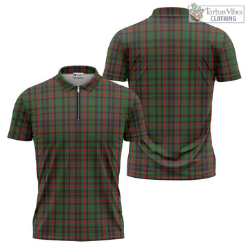 Cumming Hunting Tartan Zipper Polo Shirt