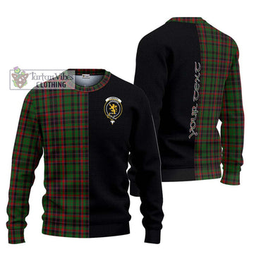 Cumming Hunting Tartan Ugly Sweater with Family Crest and Half Of Me Style