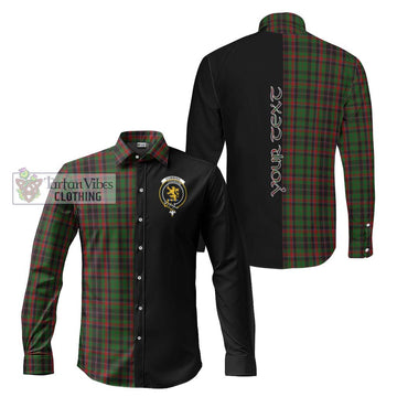 Cumming Hunting Tartan Long Sleeve Button Shirt with Family Crest and Half Of Me Style