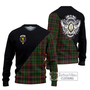 Cumming Hunting Tartan Ugly Sweater with Family Crest and Military Logo Style