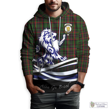 Cumming Hunting Tartan Hoodie with Alba Gu Brath Regal Lion Emblem