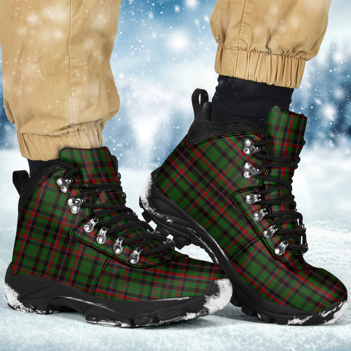 Cumming Hunting Tartan Alpine Boots - Tartanvibesclothing