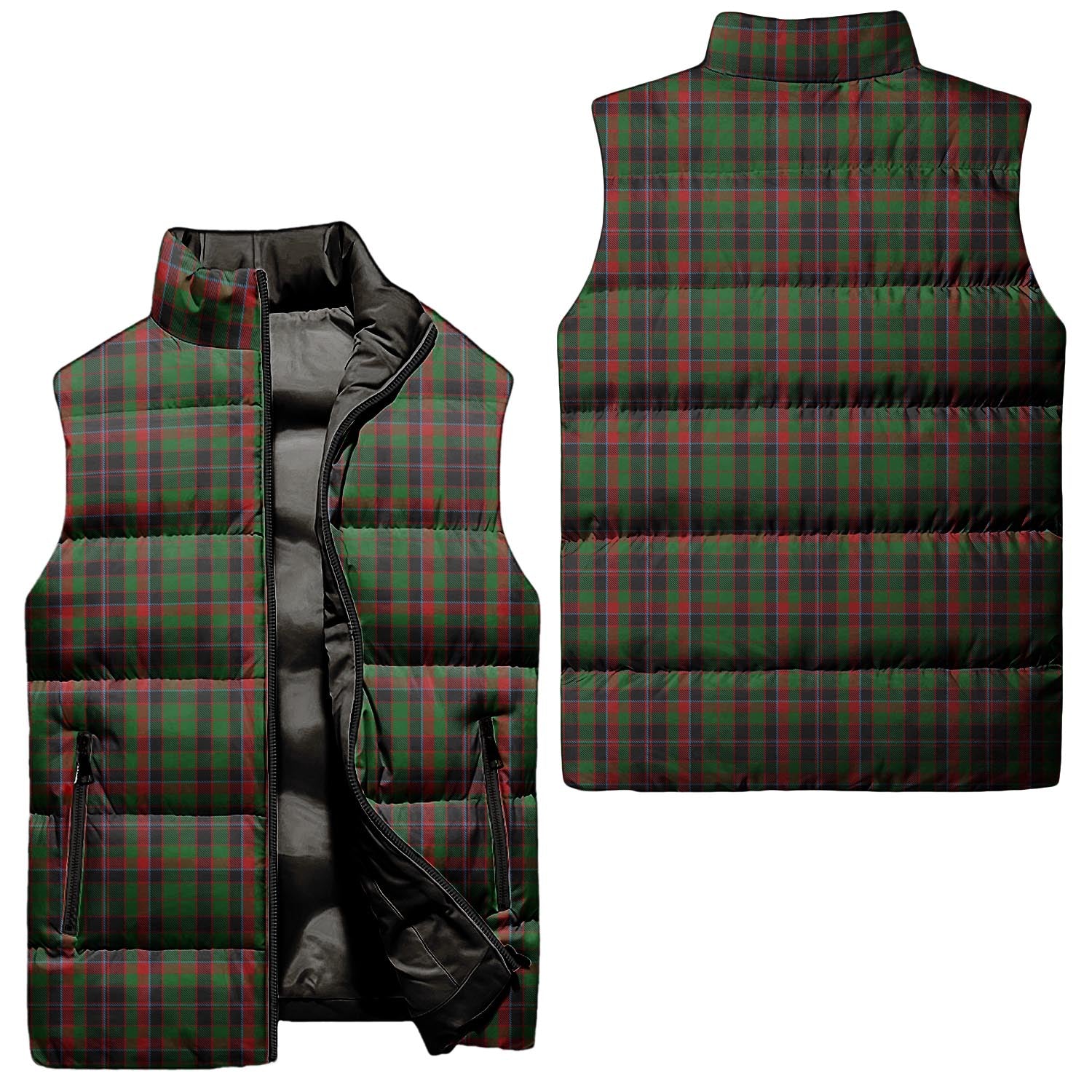 Cumming Hunting Tartan Sleeveless Puffer Jacket Unisex - Tartanvibesclothing