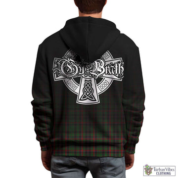 Cumming Hunting Tartan Hoodie Featuring Alba Gu Brath Family Crest Celtic Inspired