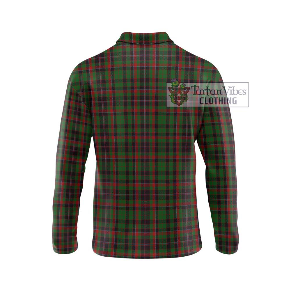 Cumming Hunting Tartan Long Sleeve Polo Shirt with Family Crest DNA In Me Style - Tartanvibesclothing Shop