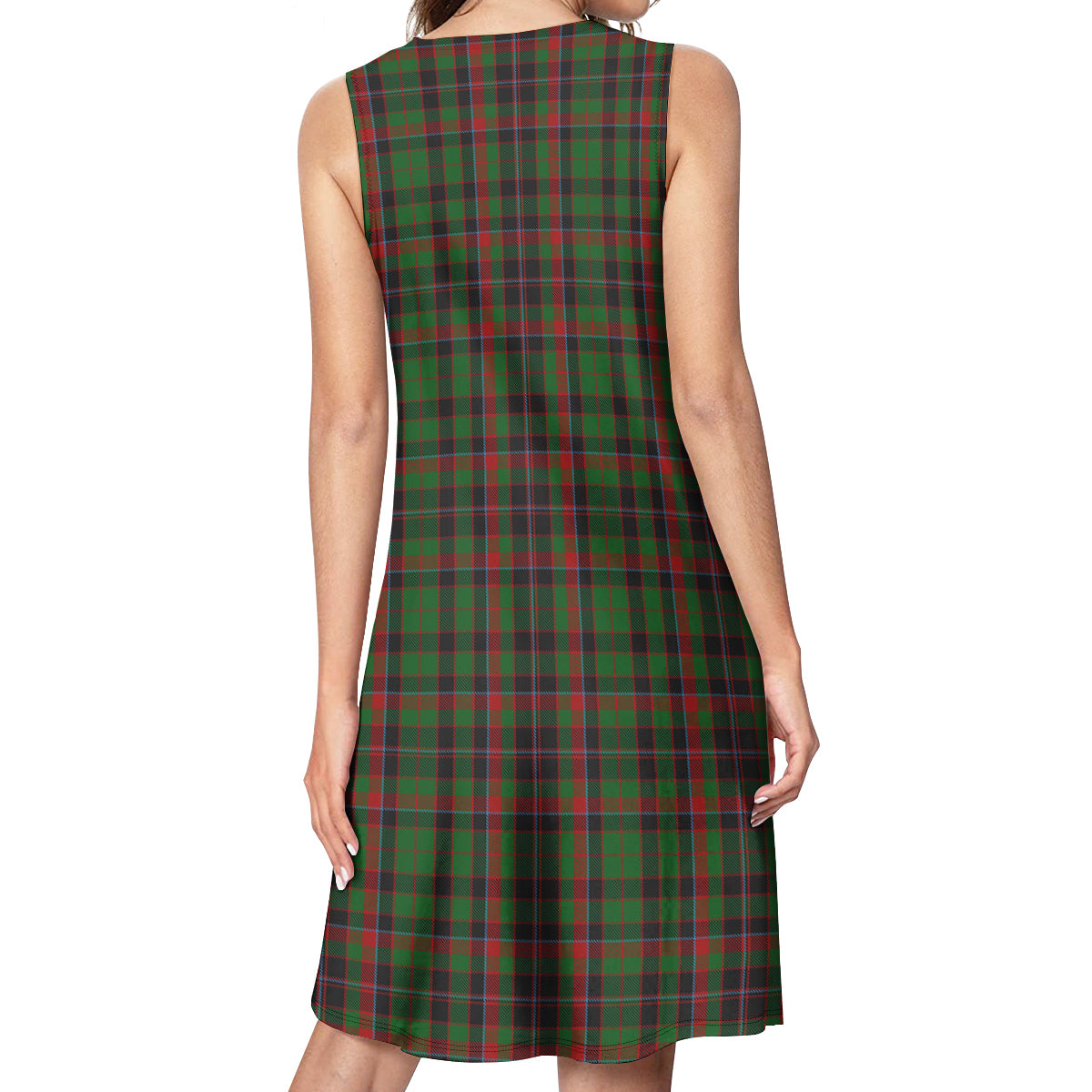 Cumming Hunting Tartan Womens Casual Dresses - Tartanvibesclothing