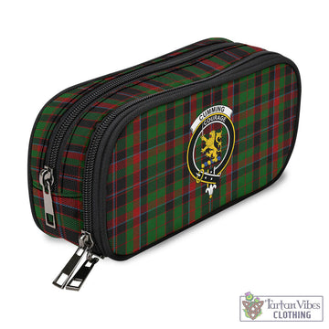 Cumming Hunting Tartan Pen and Pencil Case with Family Crest