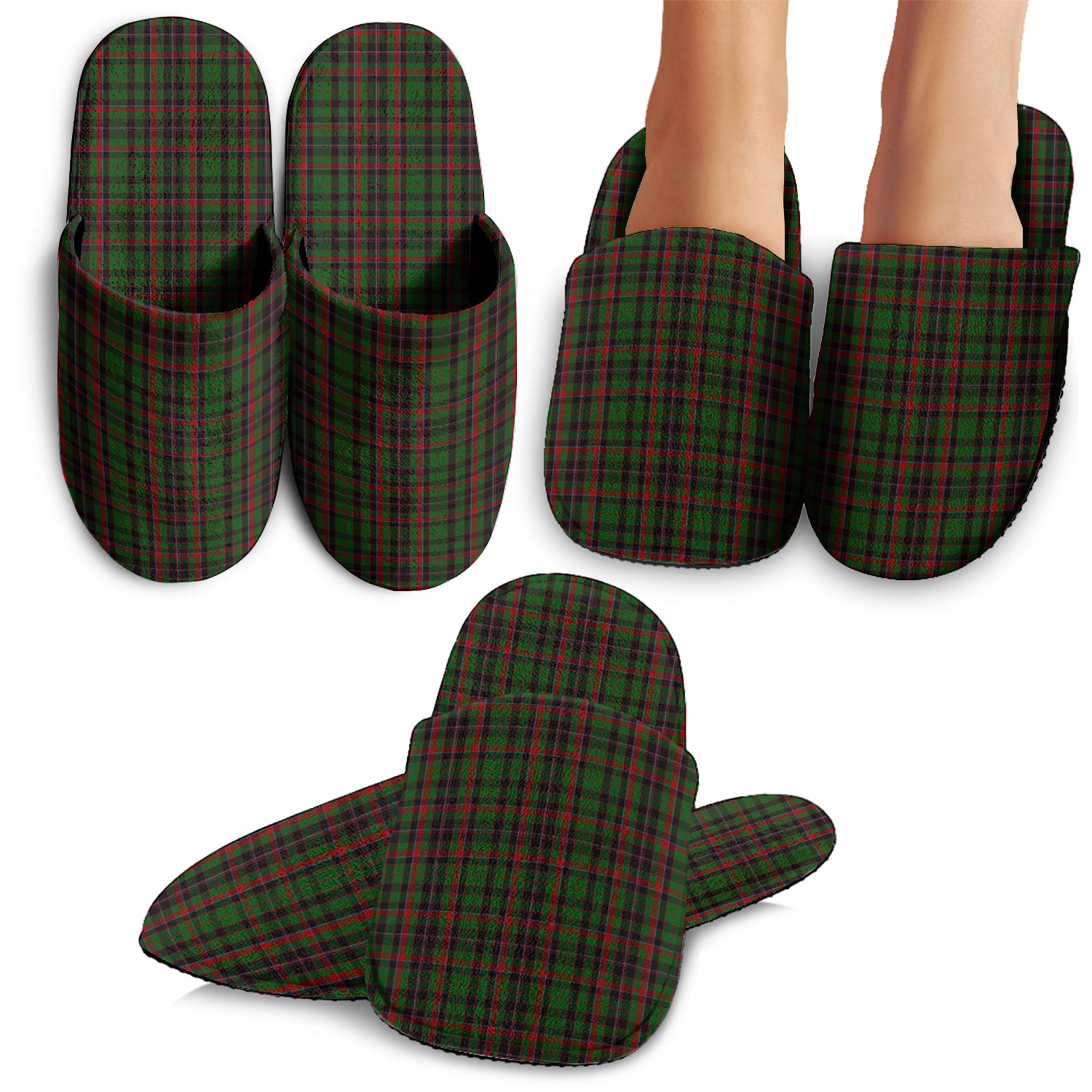 Cumming Hunting Tartan Home Slippers - Tartanvibesclothing