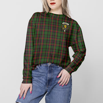 Cumming Hunting Tartan Sweatshirt with Family Crest