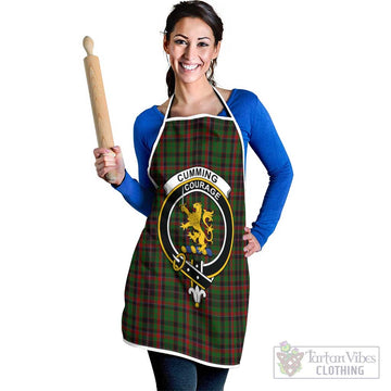 Cumming Hunting Tartan Apron with Family Crest