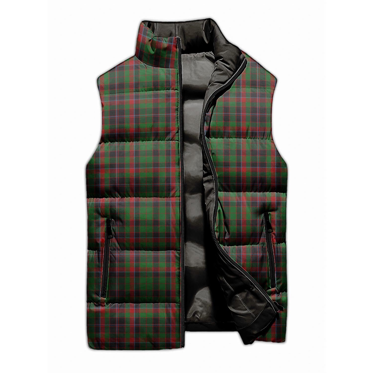 Cumming Hunting Tartan Sleeveless Puffer Jacket - Tartanvibesclothing