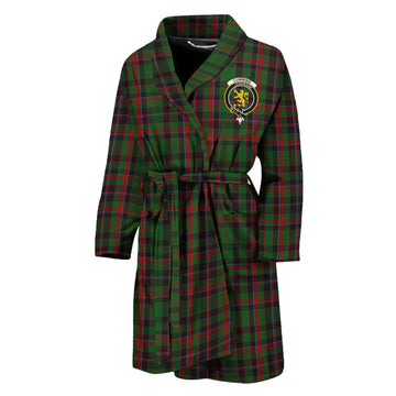 Cumming Hunting Tartan Bathrobe with Family Crest