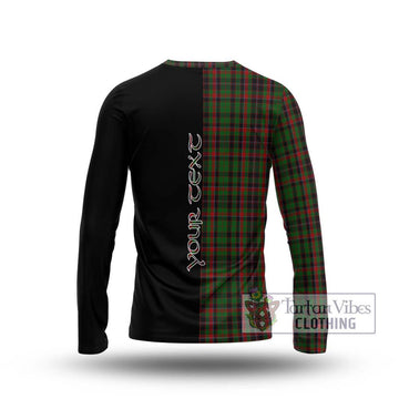 Cumming Hunting Tartan Long Sleeve T-Shirt with Family Crest and Half Of Me Style