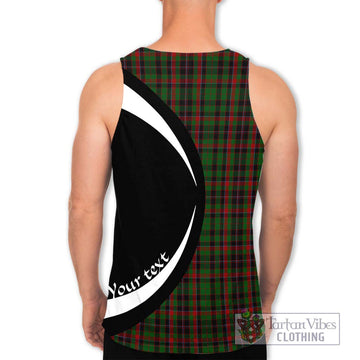 Cumming Hunting Tartan Men's Tank Top with Family Crest Circle Style