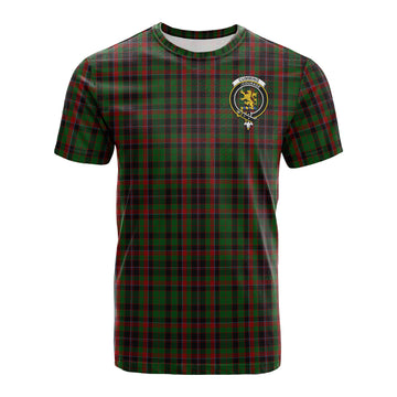 Cumming Hunting Tartan T-Shirt with Family Crest