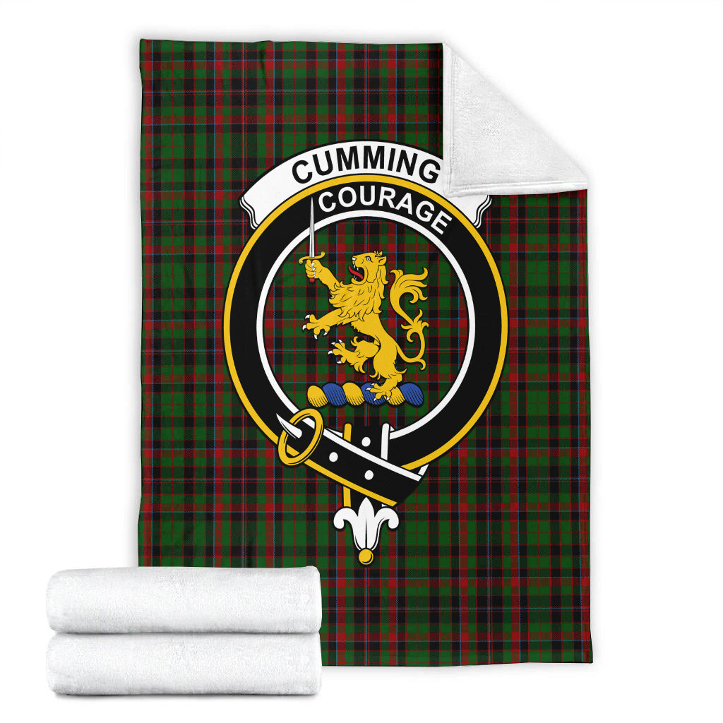 cumming-hunting-tartab-blanket-with-family-crest