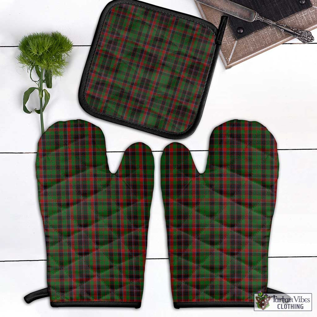 Cumming Hunting Tartan Combo Oven Mitt & Pot-Holder Combo 1 Oven Mitt & 1 Pot-Holder Black - Tartan Vibes Clothing