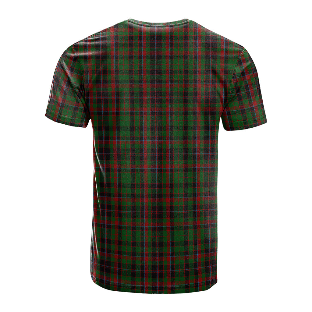 Cumming Hunting Tartan T-Shirt with Family Crest - Tartan Vibes Clothing