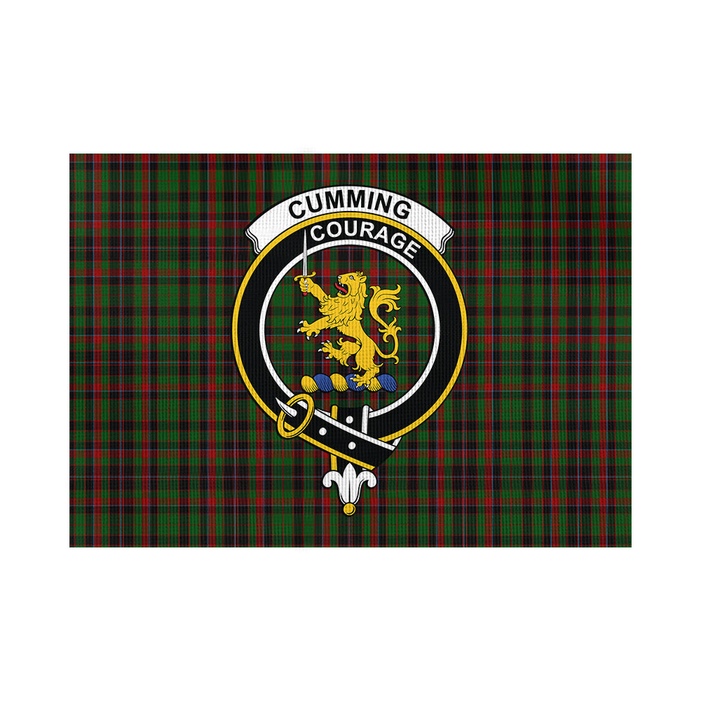 Cumming Hunting Tartan Flag with Family Crest - Tartan Vibes Clothing