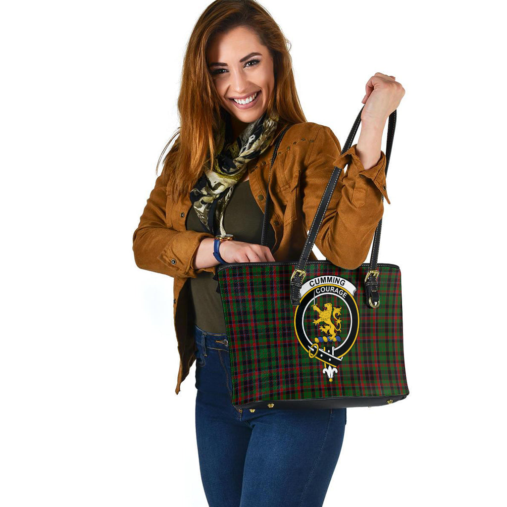 cumming-hunting-tartan-leather-tote-bag-with-family-crest