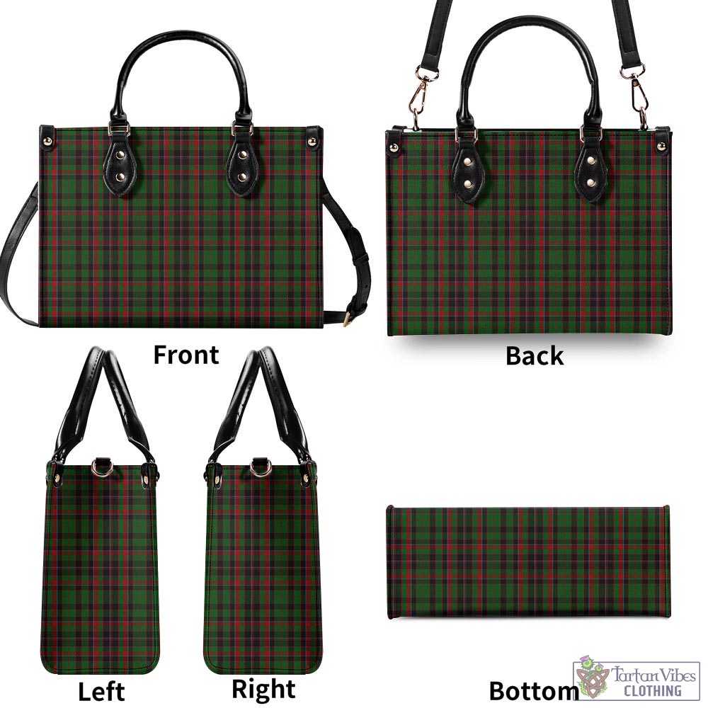 Tartan Vibes Clothing Cumming Hunting Tartan Luxury Leather Handbags