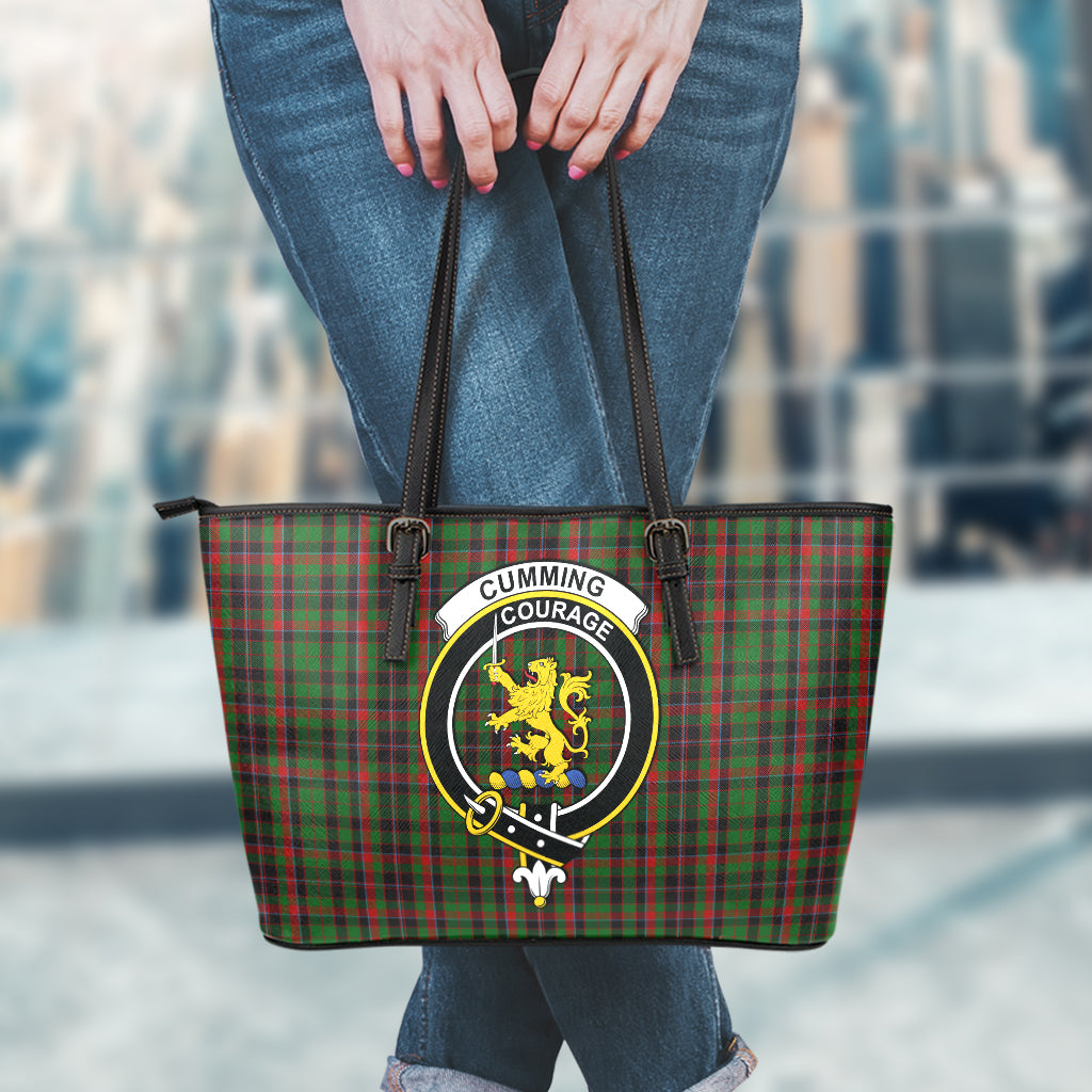 cumming-hunting-tartan-leather-tote-bag-with-family-crest