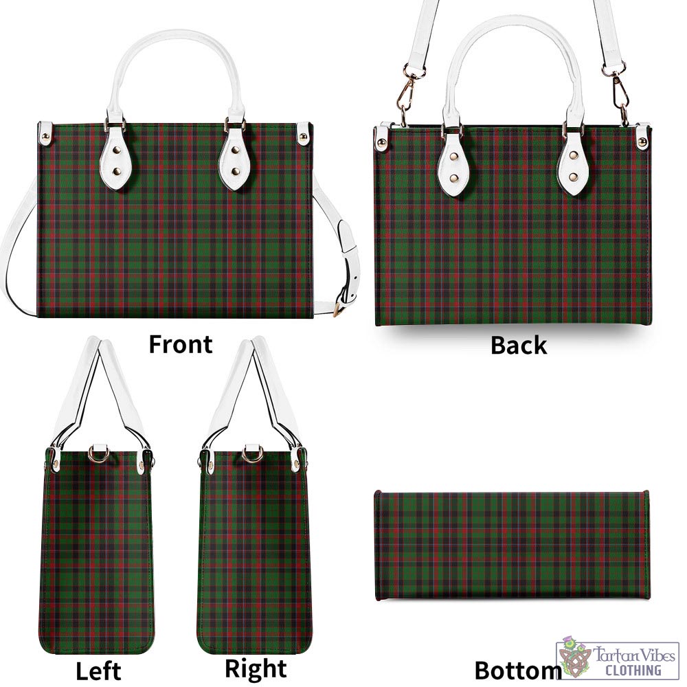 Tartan Vibes Clothing Cumming Hunting Tartan Luxury Leather Handbags