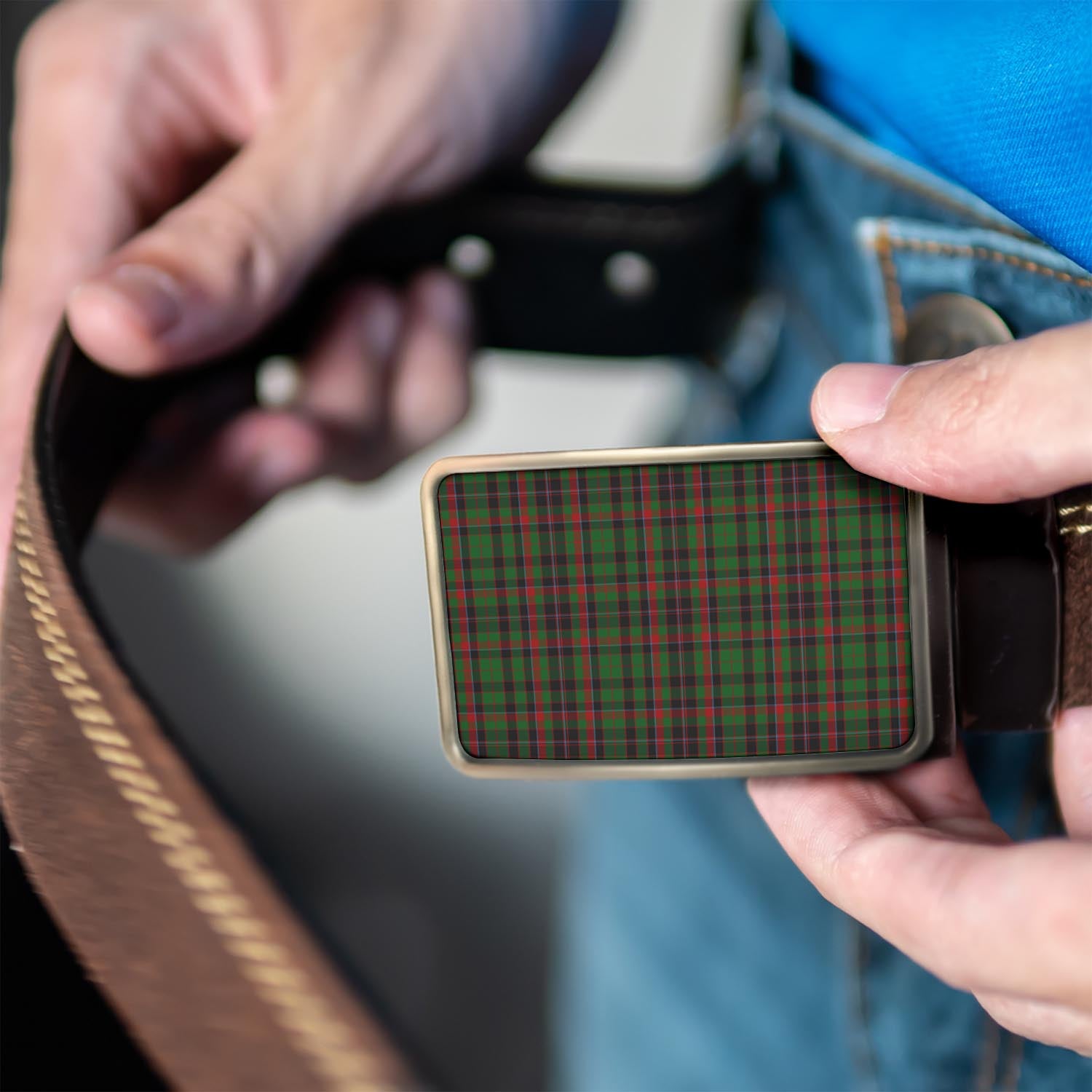 Cumming Hunting Tartan Belt Buckles - Tartanvibesclothing