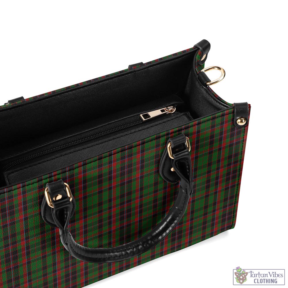 Tartan Vibes Clothing Cumming Hunting Tartan Luxury Leather Handbags