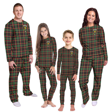 Cumming Hunting Ancient Tartan Pajamas Family Set with Family Crest