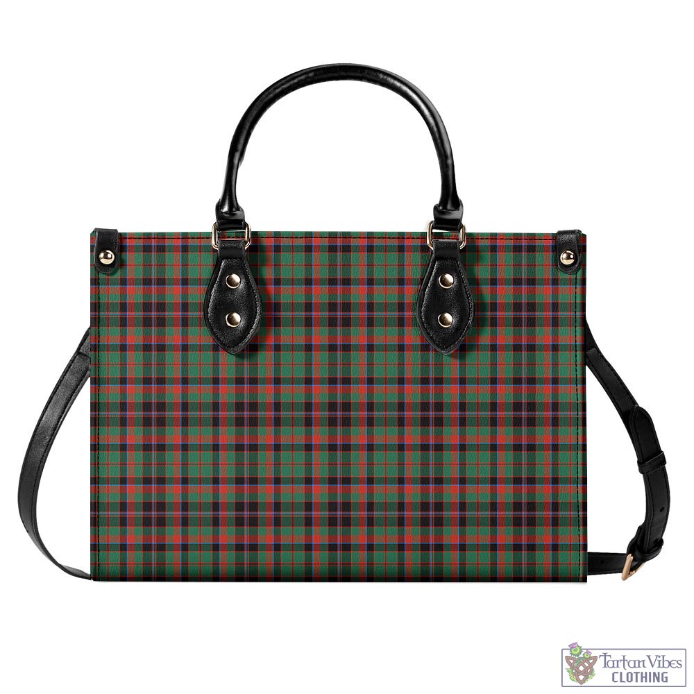 Tartan Vibes Clothing Cumming Hunting Ancient Tartan Luxury Leather Handbags