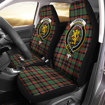 Cumming Hunting Ancient Tartan Car Seat Cover with Family Crest