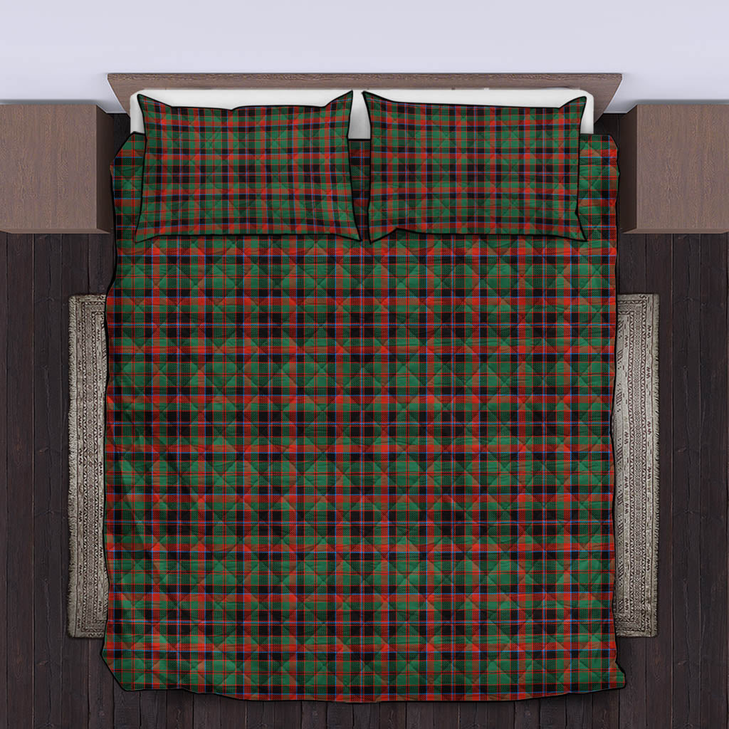 Cumming Hunting Ancient Tartan Quilt Bed Set King - Tartan Vibes Clothing