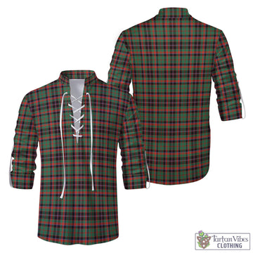 Cumming Hunting Ancient Tartan Men's Scottish Traditional Jacobite Ghillie Kilt Shirt