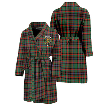 Cumming Hunting Ancient Tartan Bathrobe with Family Crest