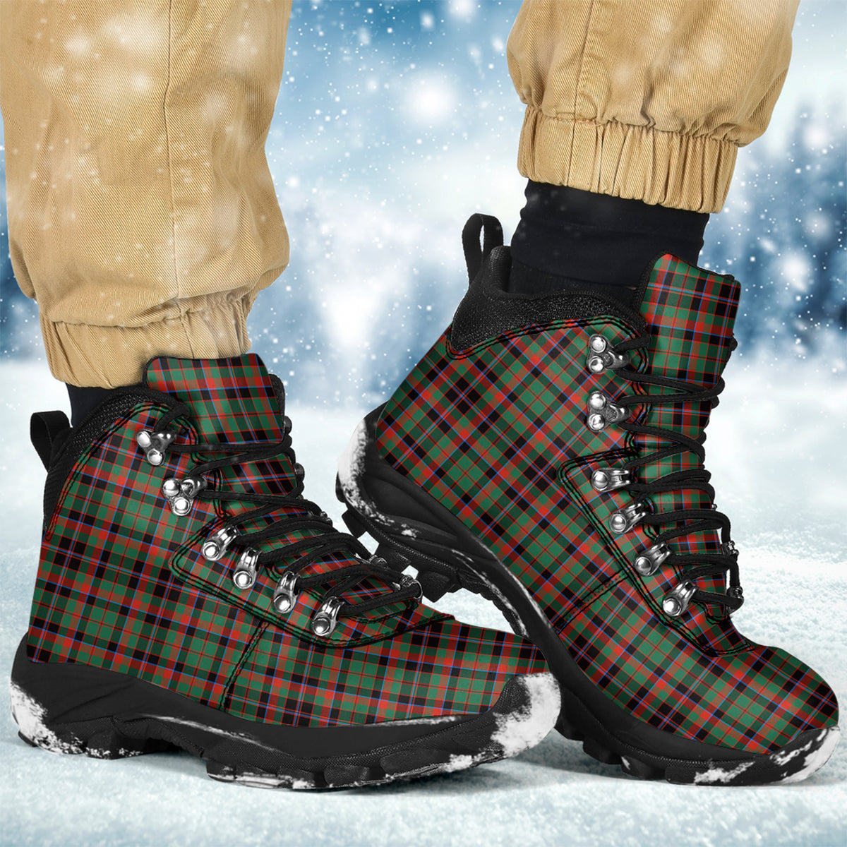 Cumming Hunting Ancient Tartan Alpine Boots - Tartanvibesclothing