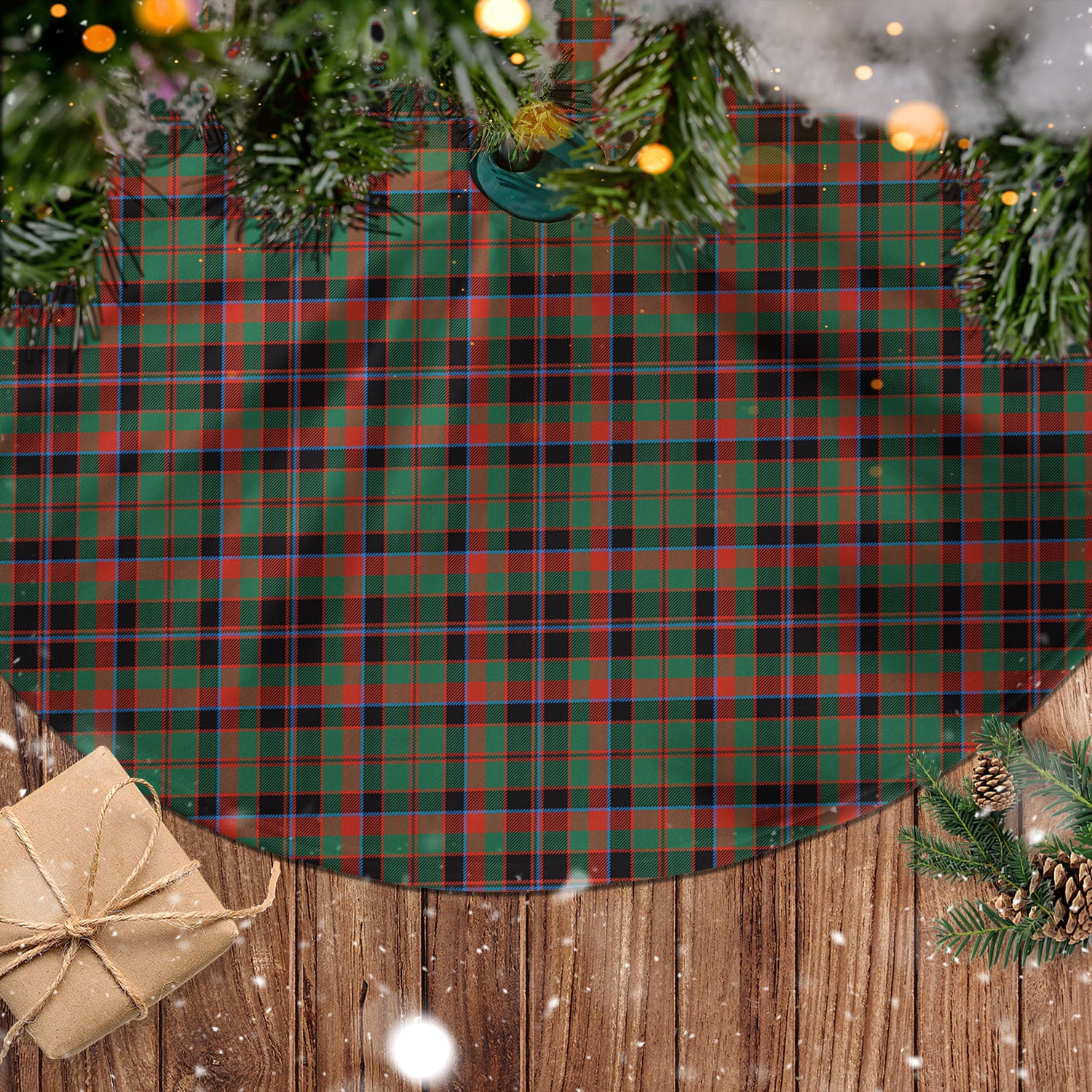 Cumming Hunting Ancient Tartan Christmas Tree Skirt - Tartanvibesclothing