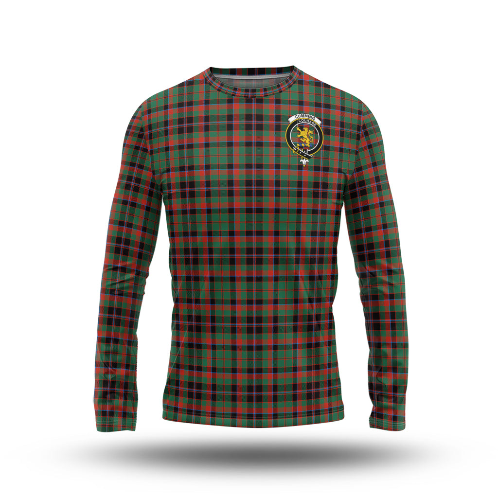 cumming-hunting-ancient-tartan-long-sleeve-t-shirt-with-family-crest