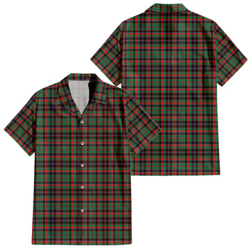 Cumming Hunting Ancient Tartan Short Sleeve Button Down Shirt