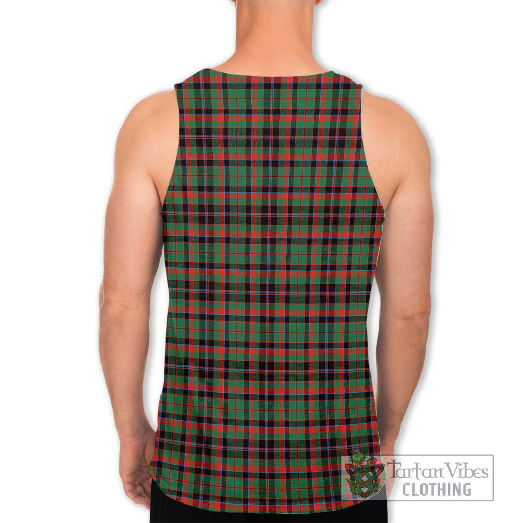 Cumming Hunting Ancient Tartan Men's Tank Top with Family Crest DNA In Me Style - Tartanvibesclothing Shop